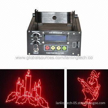 Red Animated Laser Light with SD Card interface